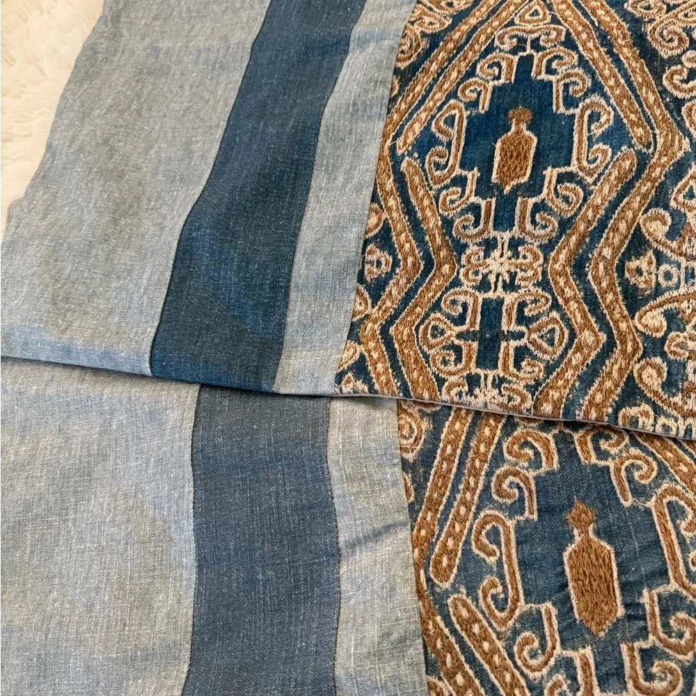 Pottery Barn Izal Pieced Lumbar Pillow Covers – Set of 2 – EUC